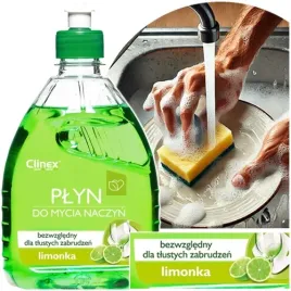 clinex-plyn-do-naczyn-hand-wash-500ml-kuchenny-wydajny-limonka