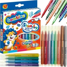 flamastry-bambino-pisaki-mazaki-brokatowe-12-kolorow-szkolne-dekoracyjne