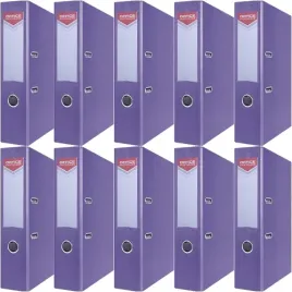 segregator-a4-75mm-office-products-z-dzwignia-pp-fioletowy-10-sztuk