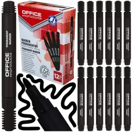 marker-permanentny-office-products-czarny-wodoodporny-okragly-12-szt