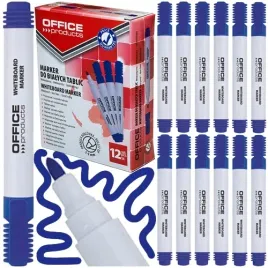marker-suchoscieralny-office-products-niebieski-do-tablic-okragly-12-szt