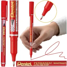 cienkopis-foliopis-marker-permanentny-06mm-pentel-nf450-czerwony