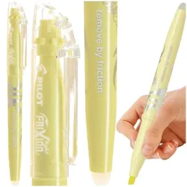 zakreslacz-mazak-scieralny-frixion-light-soft-szkolny-biurowy-zolty-pilot
