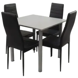 zestaw-stol-lugano-80-szary-i-4-krzesla-nicea-czarne
