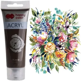 farba-akrylowa-happy-color-tubka-75-ml-brazowa-ciemna-nr-75