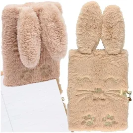 pamietnik-z-klodka-a5-wlochacz-pluszowy-notes-96k-puszysty-kroliczek-bunny