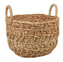 okragly-kosz-z-trawy-morskiej-z-uchwytami-33x33x22-30h-cm