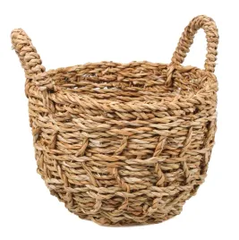okragly-kosz-z-trawy-morskiej-z-uchwytami-23x23x16-23h-cm