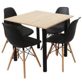 zestaw-stol-lugano-80-sonoma-i-4-krzesla-milano-czarne