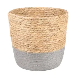 okragly-koszyk-z-sitowia-i-papieru-boho-25x25x23-cm