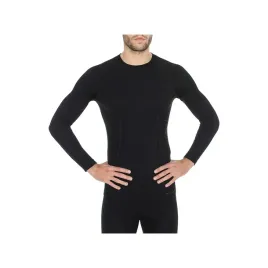 bluza-brubeck-active-wool-ls12820-mes-czarny-m