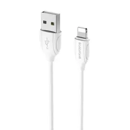 kabel-iphone-lightning-1m-borofone-easy-bx19-bialy