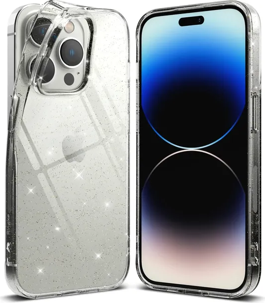 etui-ringke-air-apple-iphone-14-pro-glitter-clear
