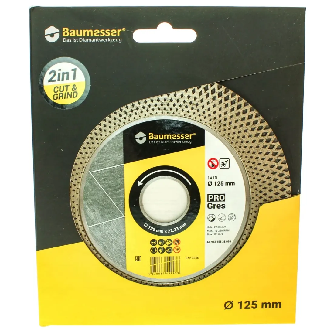 baumesser-tarcza-diamentowa-pro-gres-do-plytek-125-stan-nowy