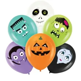 balony-halloween-monsters-pastel-mix-partypal-12-6-szt
