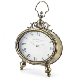 zegar-metalowy-stojacy-vintage-retro-zloty-postarzany