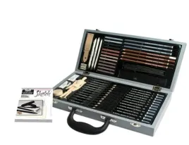 zestaw-do-szkicowania-drewniana-walizka-58-elementow