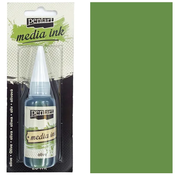 media-ink-pentart-20-ml-olive-rodzaj-alkoholowy