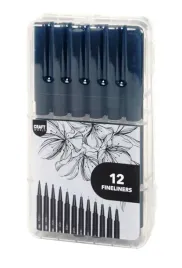 cienkopisy-techniczne-craft-world-mix-12x