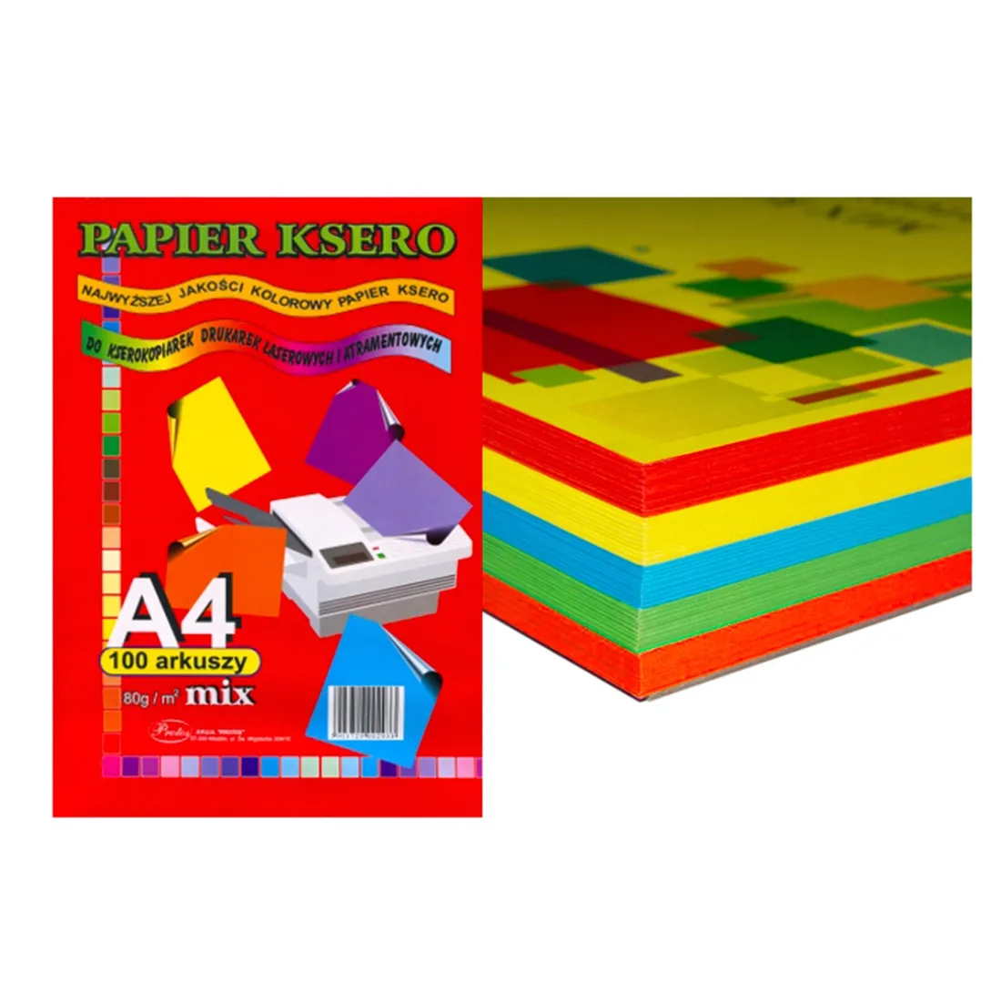 papier-ksero-a4-mix-100-ark-mix-stan-nowy