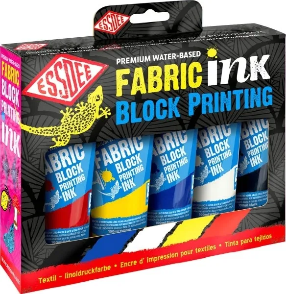 Zestaw Tuszy do Nadruków na Tkaninach Essdee - 5 x 100 ml.