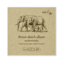 szkicownik-brown-sketch-album-135g-32str