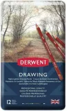 kredki-olowkowe-derwent-drawing-12x-stan-nowy