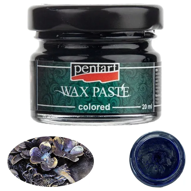 wax-paste-blue-pentart-efekt-metaliczny