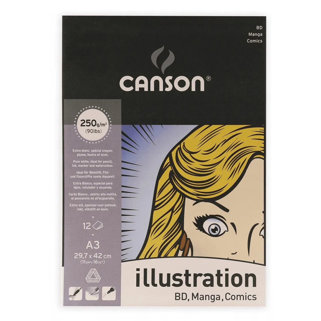 blok-canson-illustration-250g-a3-12ark-stan-nowy