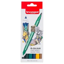 pisaki-dwustronne-duo-tip-bruynzeel-6-kolorow-new-york-edition