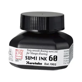 tusz-kuretake-cartoonist-sumi-ink-cnce103-6-black-60-ml