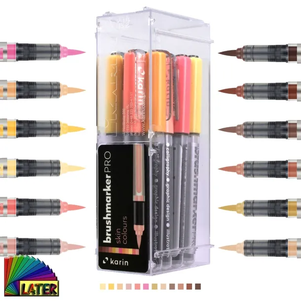karin-brushmarker-pro-12x-skin-stan-nowy-liczba-elementow-w-zestawie-12