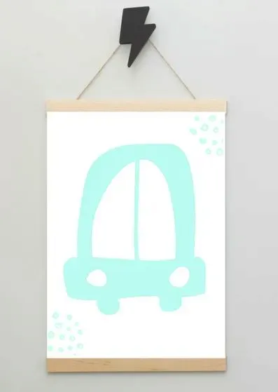 blekitne-auto-plakat-40x50-cm
