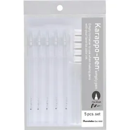 kuretake-zestaw-5szt-karappo-pen-empty-pen-fine-brush-ecf060-452