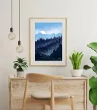 blekitny-las-plakat-40x50-cm-stan-nowy