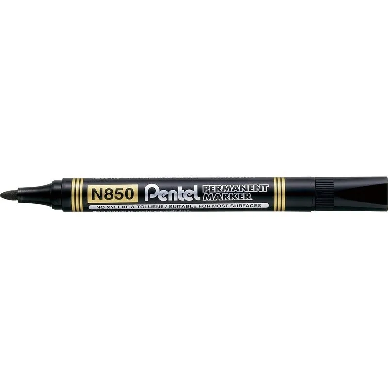 marker-permanentny-pentel-n850-okragly-czarny-stan-nowy
