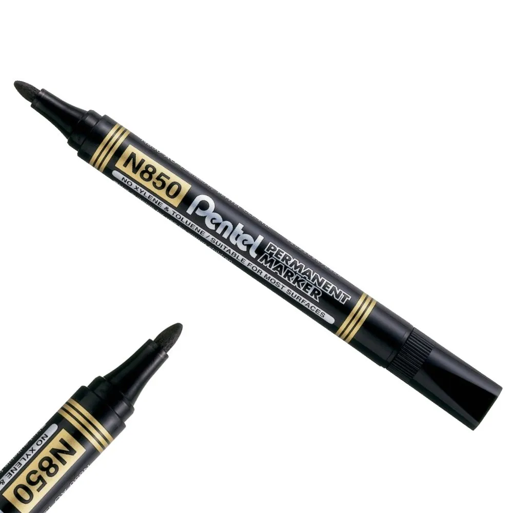 marker-permanentny-pentel-n850-okragly-czarny-stan-nowy