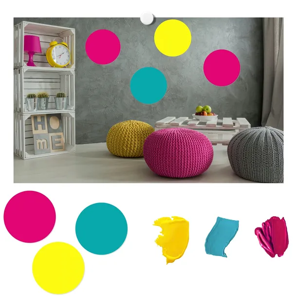 tablica-malarska-panel-kolo-20-cm-stan-nowy-material-plotno