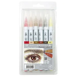 pisaki-clean-color-real-brush-kuretake-portrait-ii