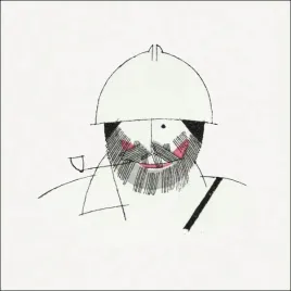 capitaine-george-plakat-60x60-cm