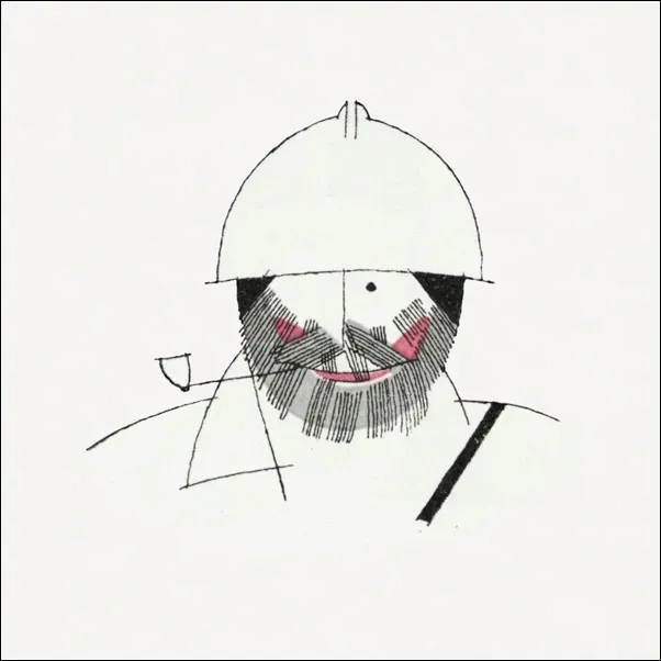 capitaine-george-plakat-60x60-cm