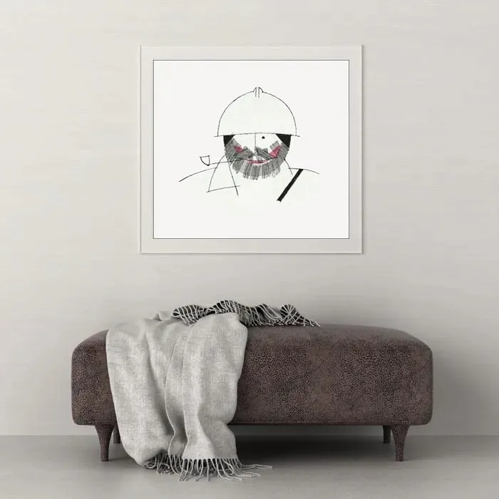 capitaine-george-plakat-60x60-cm