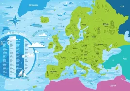 naklejki-na-sciane-plakat-mapa-swiata-100x70