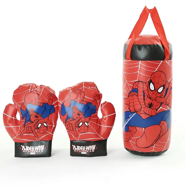 Zestaw bokserski Spiderman dla dzieci worek i rękawice