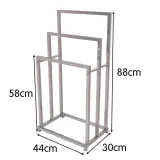 stojak-na-reczniki-wolnostojacy-3-wieszaki-30x44x88-cm-szary-stan-nowy