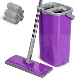 mop-plaski-dwukomorowy-wiadro-z-wyciskaniem-5-nakladek