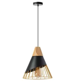 lampa-sufitowa-app224-czarna-zlota-metal-drewno