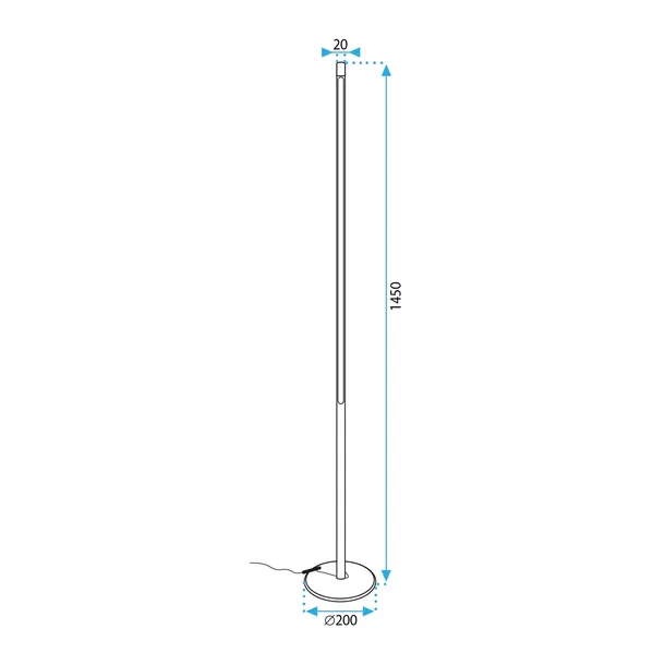 lampa-app1415-czarny-led-stojaca-podlogowa-liczba-punktow-swiatla-1