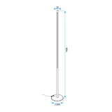 lampa-app1415-czarny-led-stojaca-podlogowa-liczba-punktow-swiatla-1