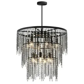 lampa-wiszaca-app1314-czarna-sufitowa-krysztalowa-zyrandol